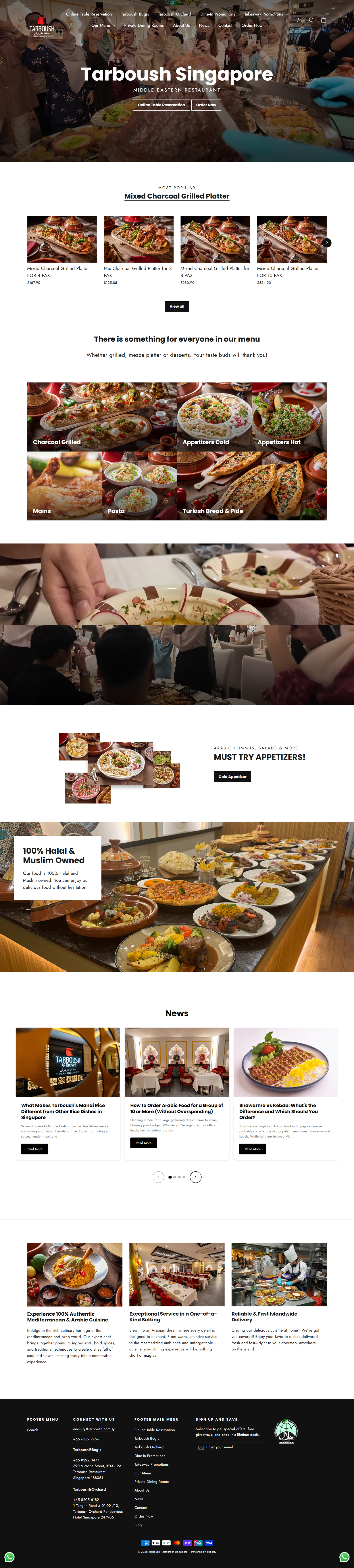 Full-page screenshot of the grocery delivery store